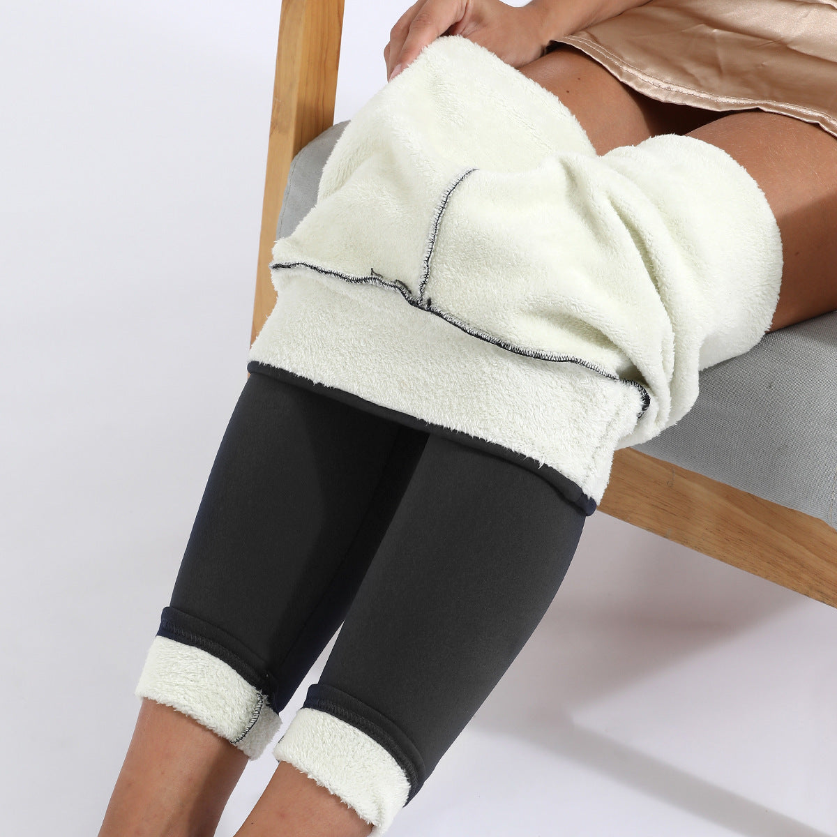 Winter Thick High Stretch Lamb Cashmere Leggings