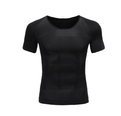 Male Chest Compression T-shirt Hero Belly Buster