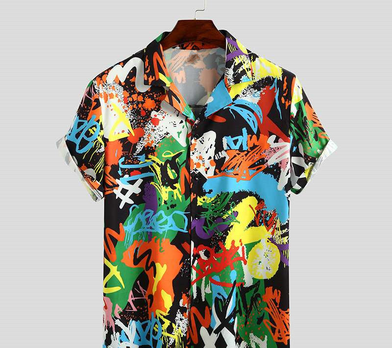Summer Hawaiian Beach Men's Shirt
