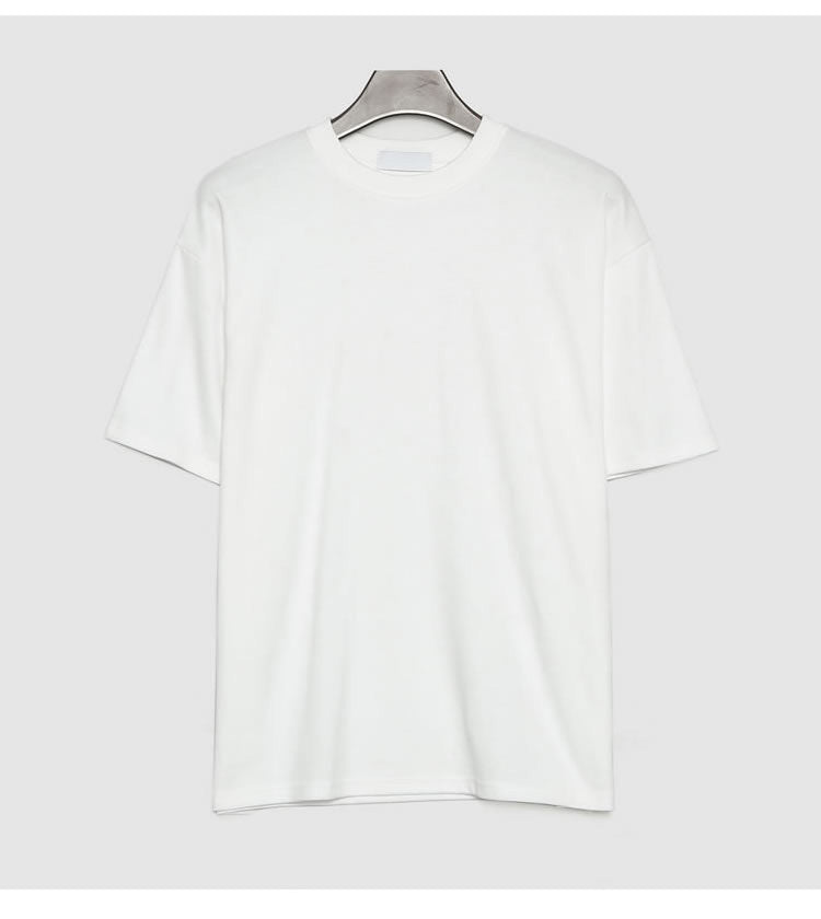 Men's Loose Solid Color T-shirt