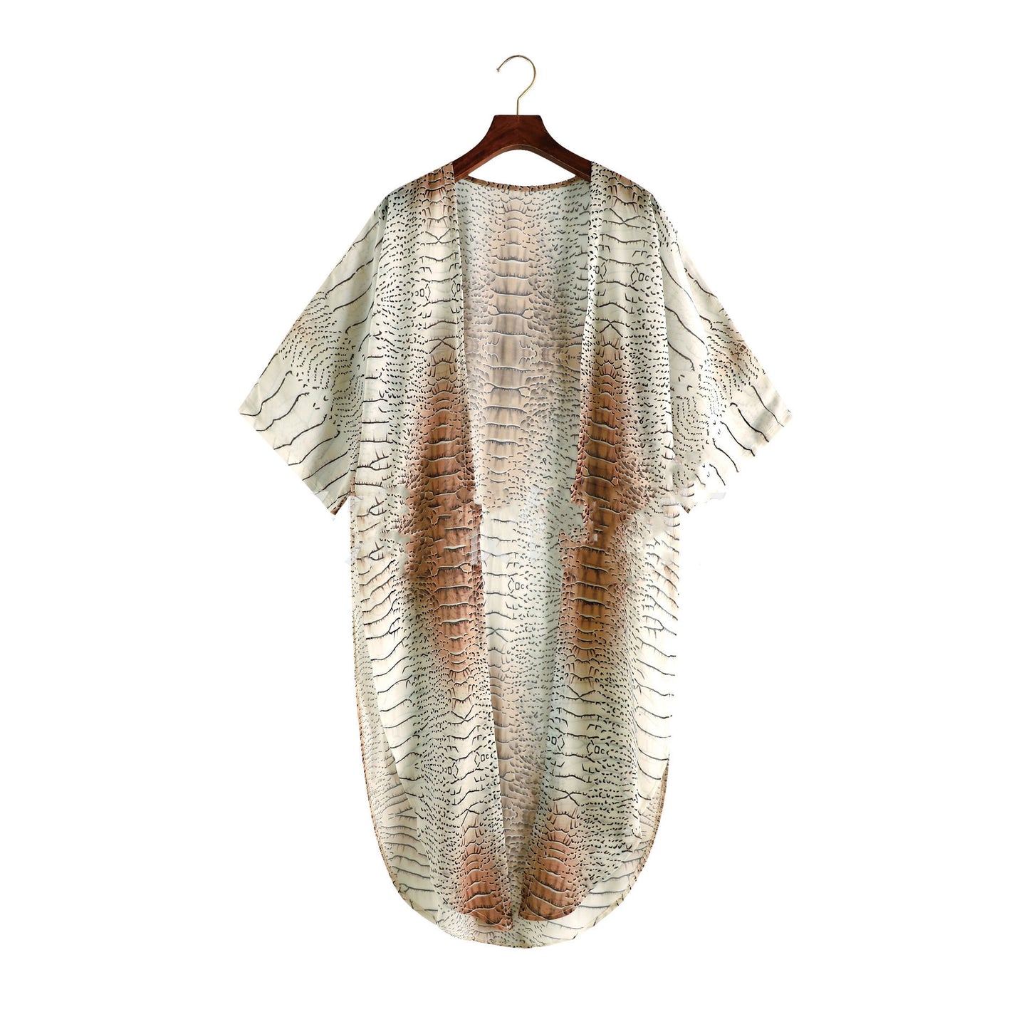 Chiffon Beach Cover-Up Shirt for Summer Seaside Vacations