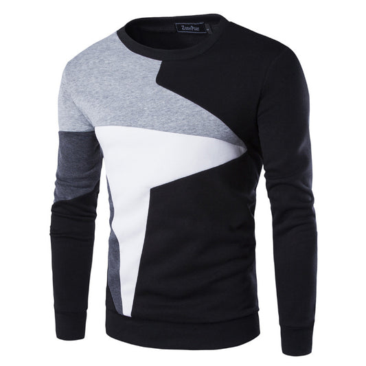 Casual O-Neck Slim Cotton Knitted Men's Sweaters