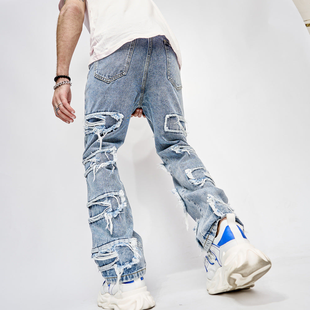 High Street Men's Hip Hop Jeans