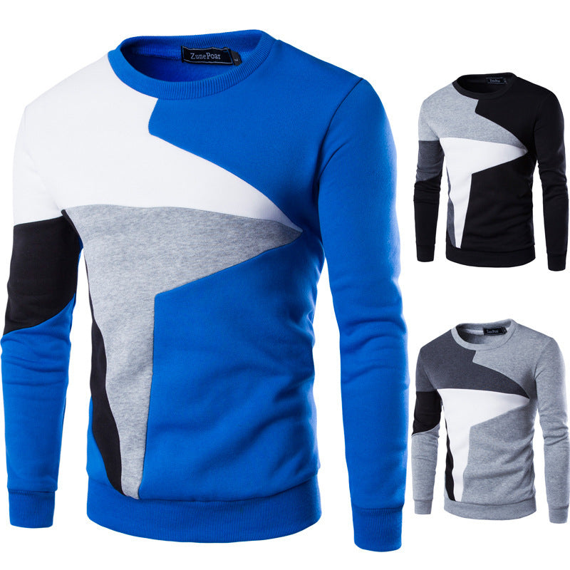 Casual O-Neck Slim Cotton Knitted Men's Sweaters