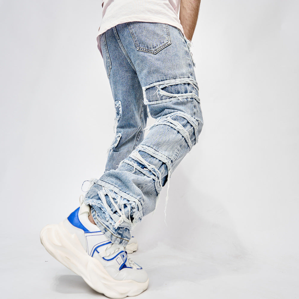 High Street Men's Hip Hop Jeans