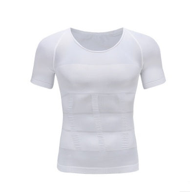Male Chest Compression T-shirt Hero Belly Buster