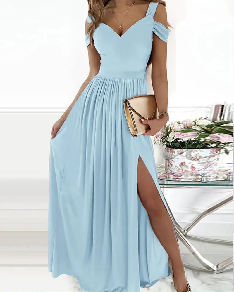 Elegant Greek Style Pleated Dress