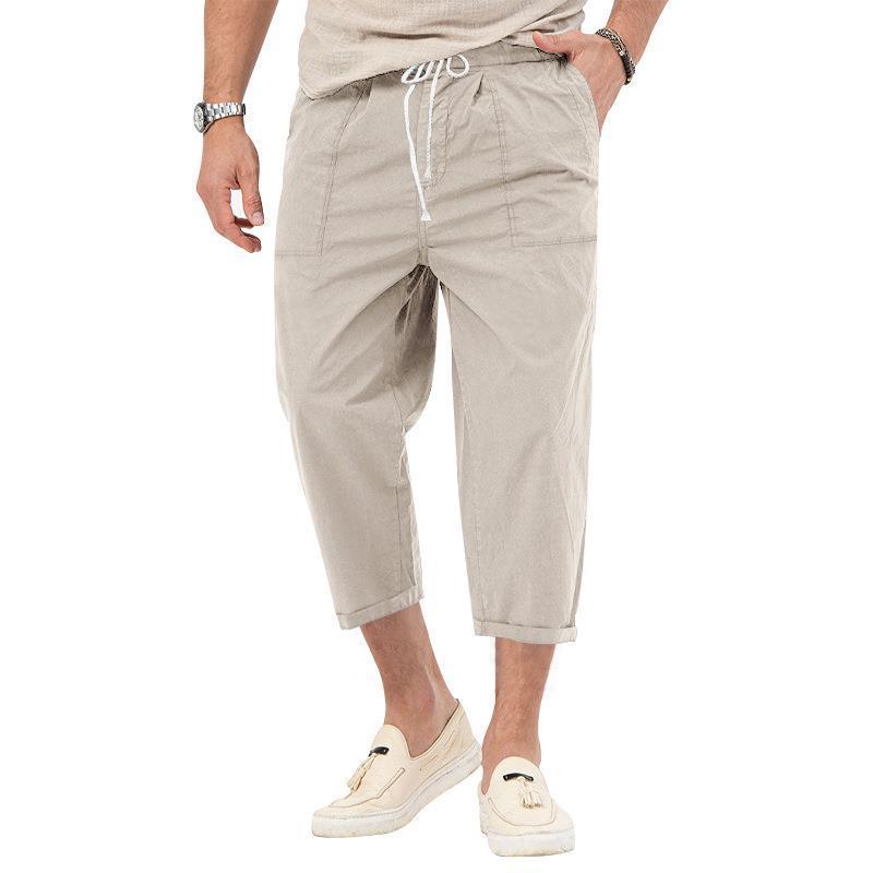 Men's Solid Color Casual Basic Pants