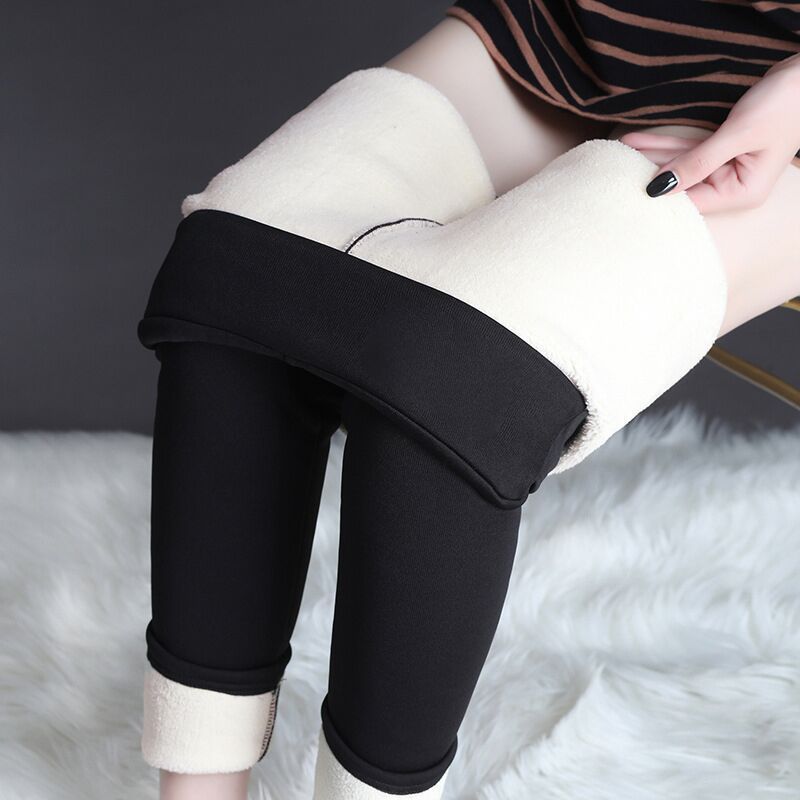 Winter Thick High Stretch Lamb Cashmere Leggings