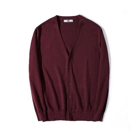 Men's V-Neck Sweater Coat for Spring and Autumn