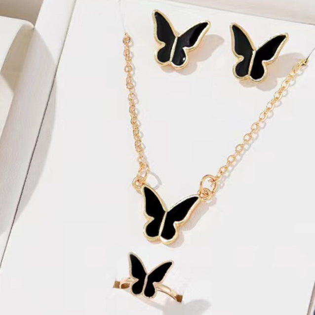 Simple Casual Butterfly Love Necklace