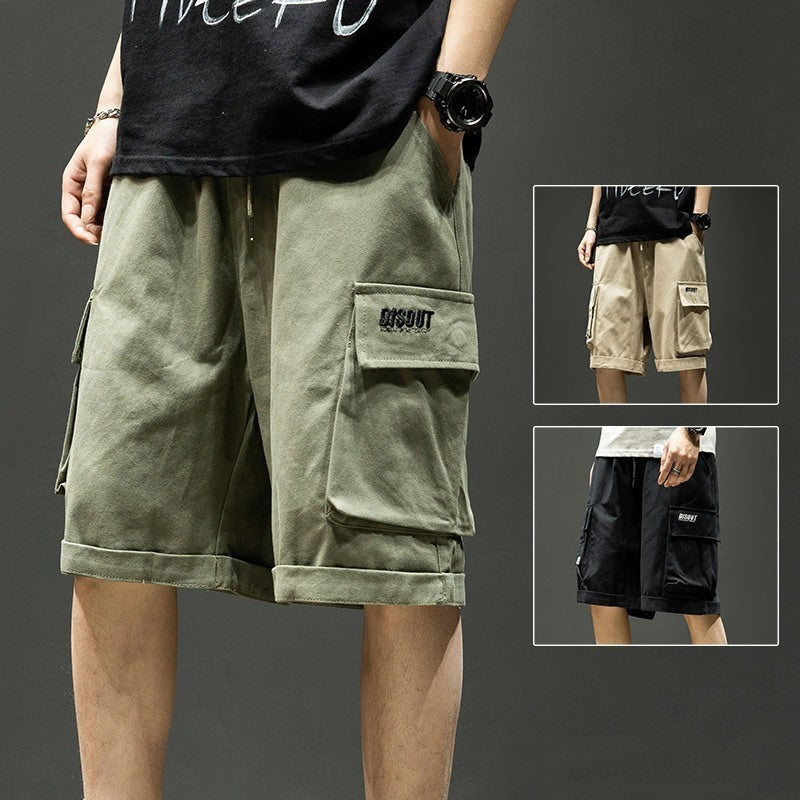 Men's Cargo Shorts with Pockets - Summer Style