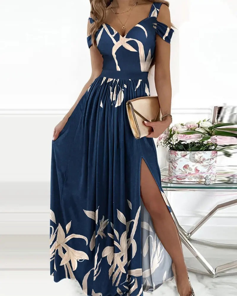 Elegant Greek Style Pleated Dress
