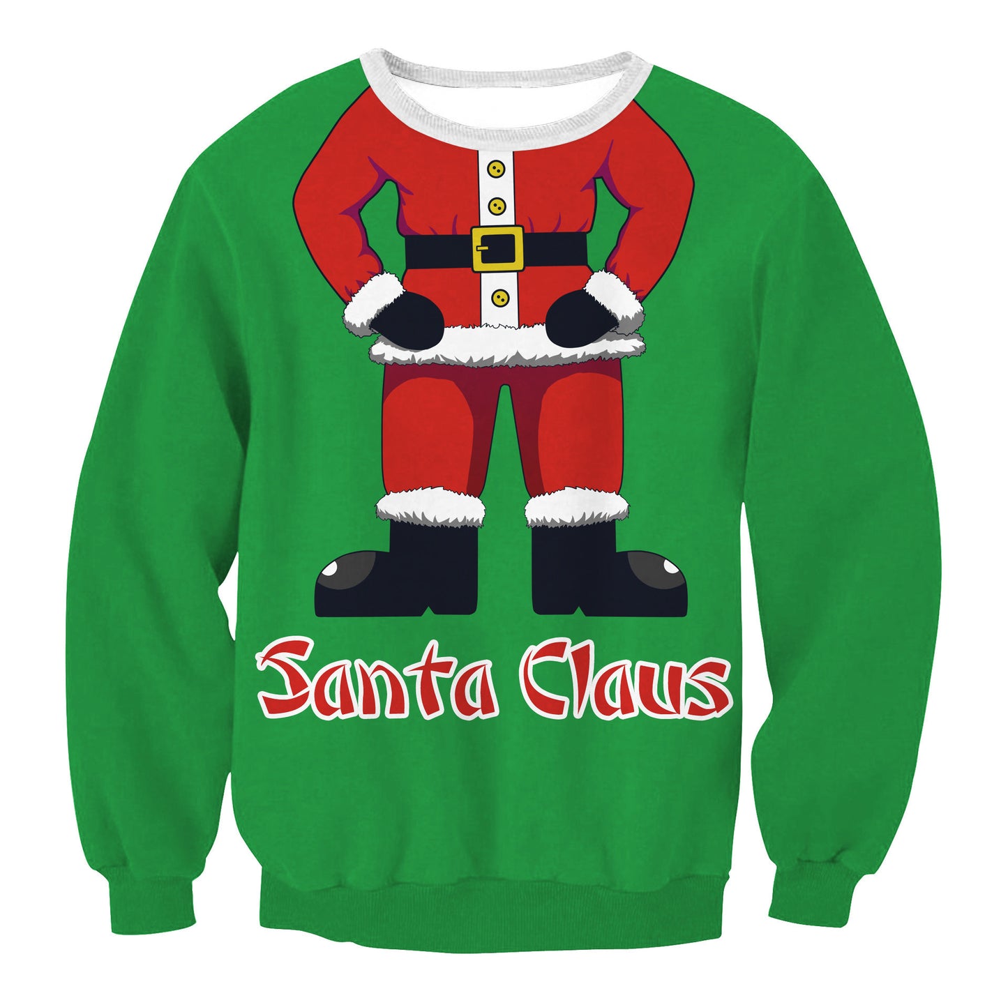 Funny Santa Elf Ugly Christmas Sweater